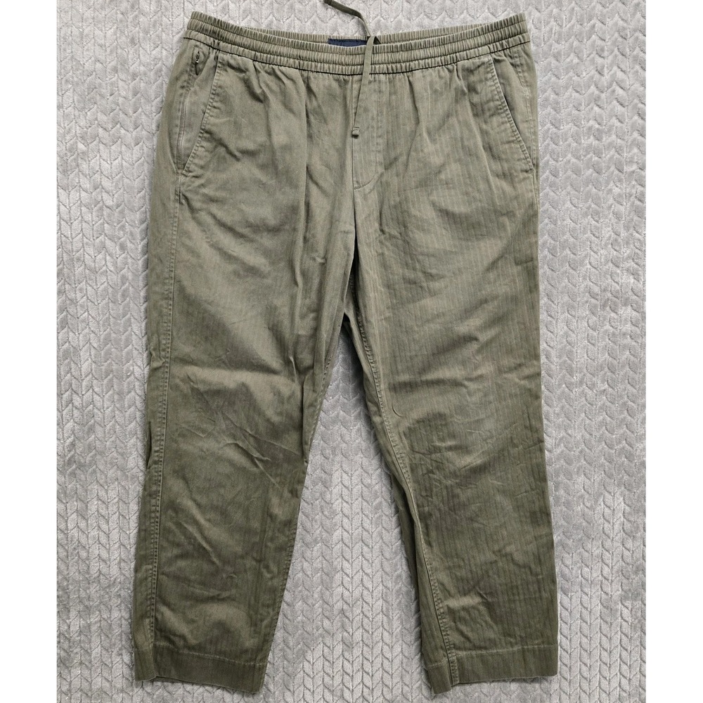 Abercrombie & Fitch Pants Men's‎ XL Military Green Stretch Fit Drawstring